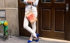 RED MARBLE CUARZO CLUTCH