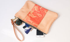 RED MARBLE CUARZO CLUTCH