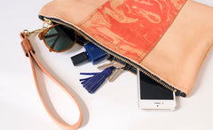 RED MARBLE CUARZO CLUTCH