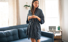 REVERSIBLE KIMONO ROBE