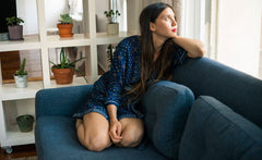 REVERSIBLE KIMONO ROBE