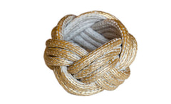 GOLD-LEAFED ROPE CUFF