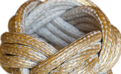 GOLD-LEAFED ROPE CUFF