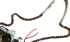 METALLIC PAISLEY CAMERA STRAP