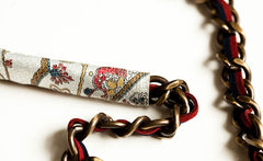 METALLIC PAISLEY CAMERA STRAP