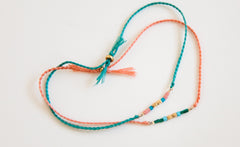 SILK AND GOLD BRACELET SET