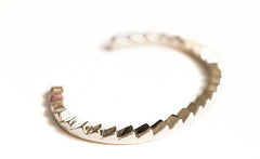 SILVER MINI ZIGZAG CUFF