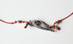 SILVER SPIKES NECKLACE