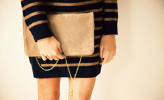 SPARKLE FOLD-OVER BAG