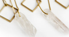 SQUARE LARIAT NECKLACE--WAITING LIST