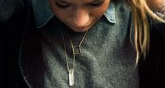 SQUARE LARIAT NECKLACE--WAITING LIST