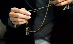 SQUARE LARIAT NECKLACE