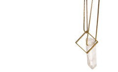 SQUARE LARIAT NECKLACE