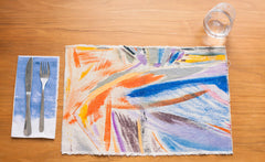 TABLE PAINTINGS PLACEMAT AND NAPKIN SET