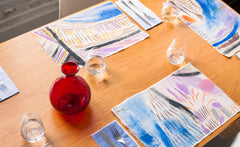 TABLE PAINTINGS PLACEMAT AND NAPKIN SET