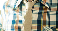 TEA-DYED LINEN TIE
