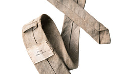 TEA-DYED LINEN TIE