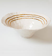 THREE STRIPES PORCELAIN BOWL