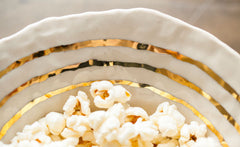 THREE STRIPES PORCELAIN BOWL