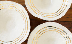 THREE STRIPES PORCELAIN BOWL