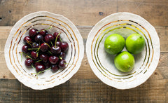 THREE STRIPES PORCELAIN BOWL