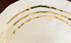 THREE STRIPES PORCELAIN BOWL