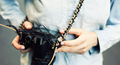 TWISTED TEARDROP CAMERA STRAP -- EXTRA LONG SUPER DELUXE