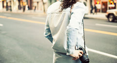 TWISTED TEARDROP CAMERA STRAP -- EXTRA LONG SUPER DELUXE