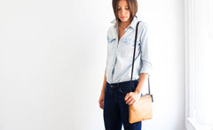 TWO-TONE SAC BRETELLE