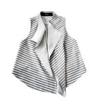 UNIVERSAL STRIPED LEATHER VEST