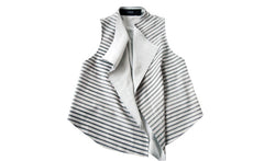 UNIVERSAL STRIPED LEATHER VEST
