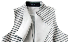 UNIVERSAL STRIPED LEATHER VEST
