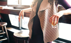 UNIVERSAL STRIPED LEATHER VEST