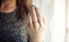 THREE WHISPERS DIAMOND RING